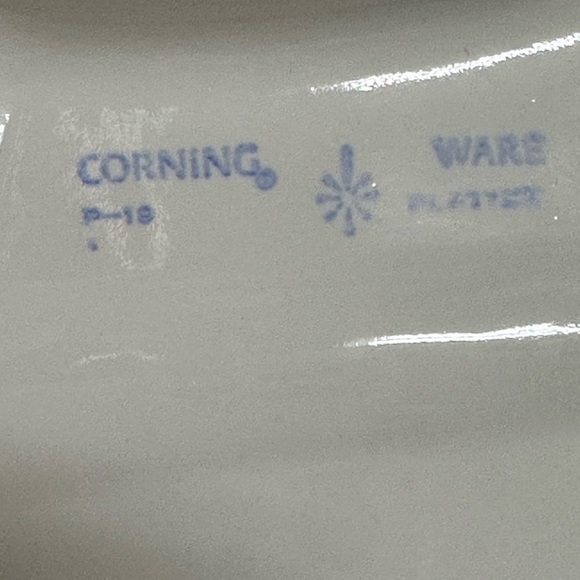 RARE! Corning Ware Steak Platter-P-19 Blue Cornflower-Serving Dish-2 available - Picture 8 of 10